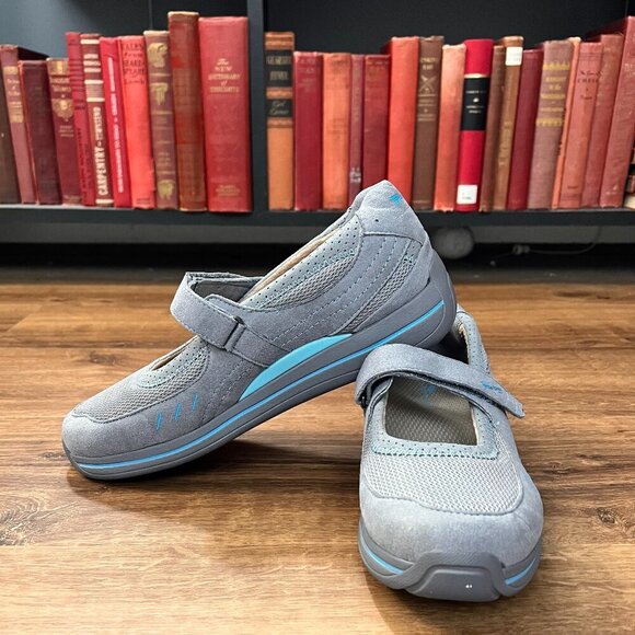 DREW Shoes - NEW Drew Gray Blue Women's Orthopedic Mary Jane Shoes Sz 8.5